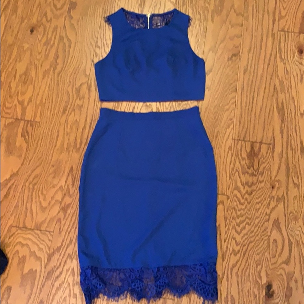 Lulu’s two piece dress with lace